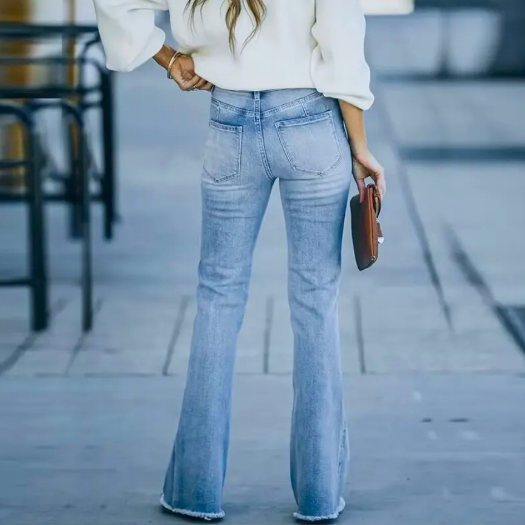 Stijlvol & Casual - Stretch jeans wijd